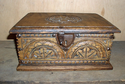 Latane Carved Bible Box